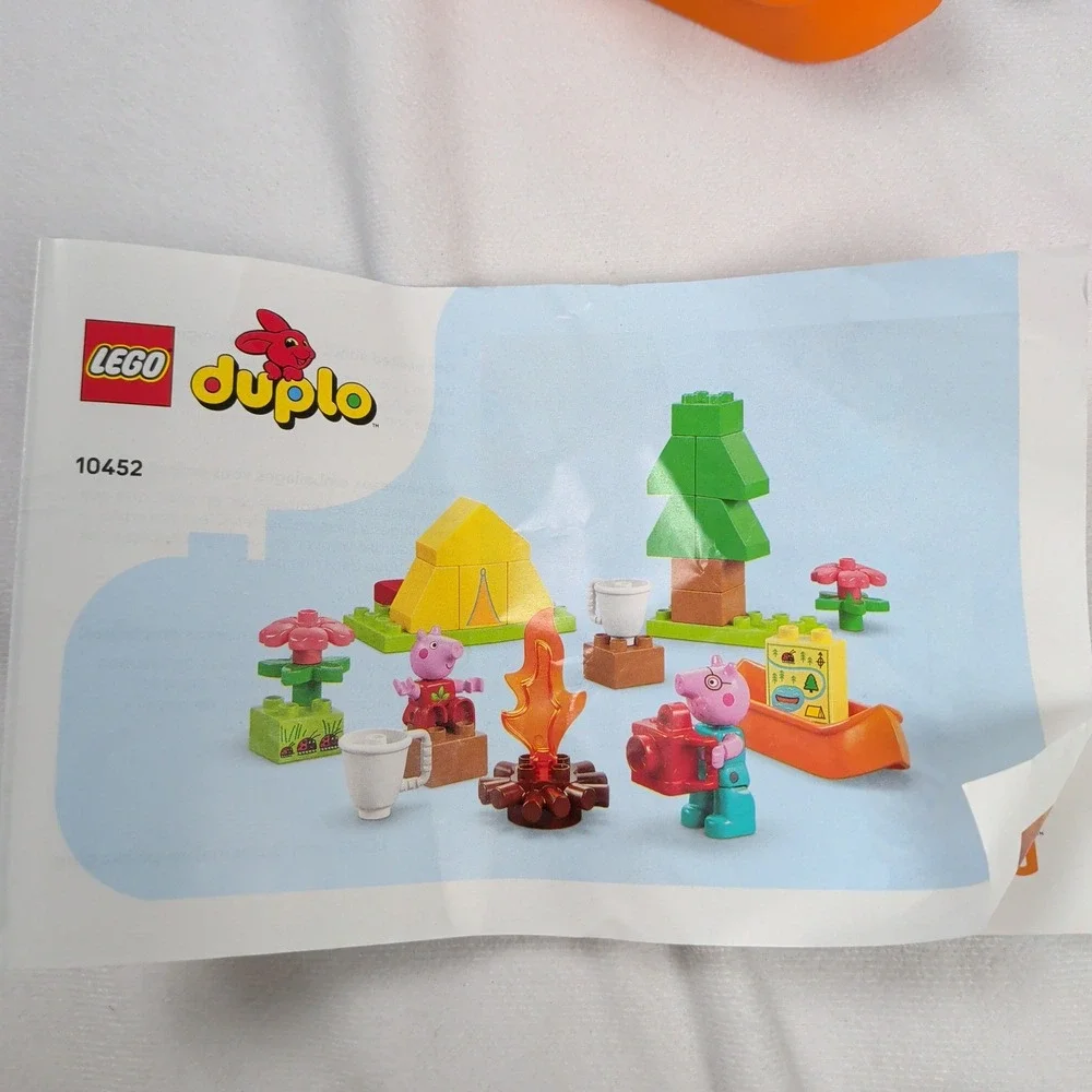 LEGO Duplo Peppa Pig Camping Trip 10452 Building Set 32 Pieces with Box Manual